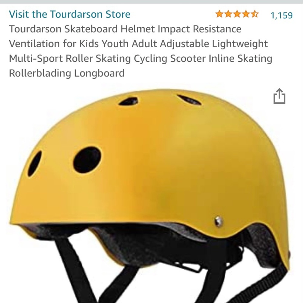 Adult skateboard helmet